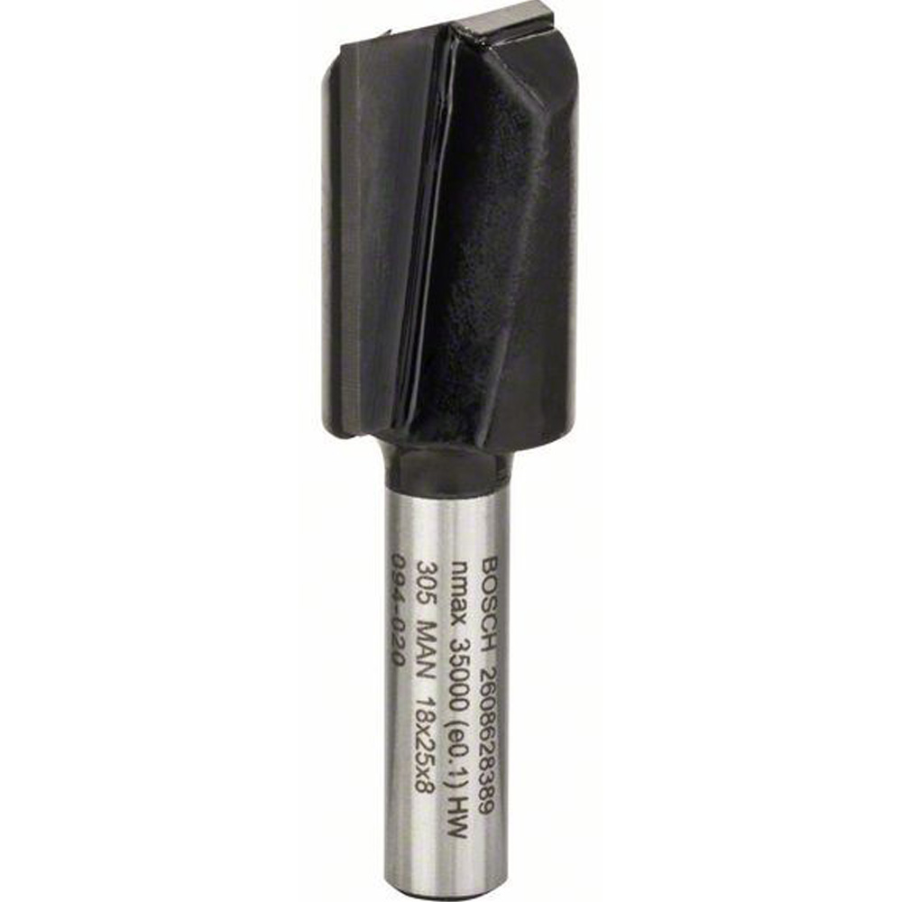 Фреза пазовая BOSCH Professional Std S8 D18 L25 (2.608.628.389) Рабочая длина 25
