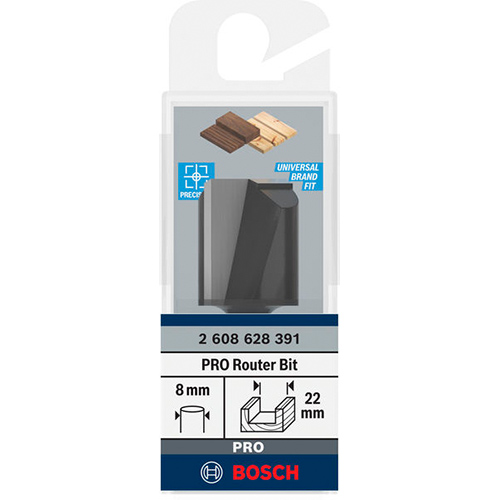 Фреза пазова BOSCH Professional Std S8 D22 L25 (2.608.628.391) Тип фреза