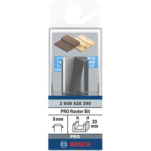 Фреза пазова BOSCH Professional Std S8 D20 L25 (2.608.628.390) Тип фреза
