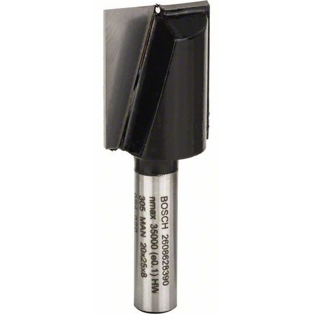 Фреза пазова BOSCH Professional Std S8 D20 L25 (2.608.628.390) Матеріал обробки дерево