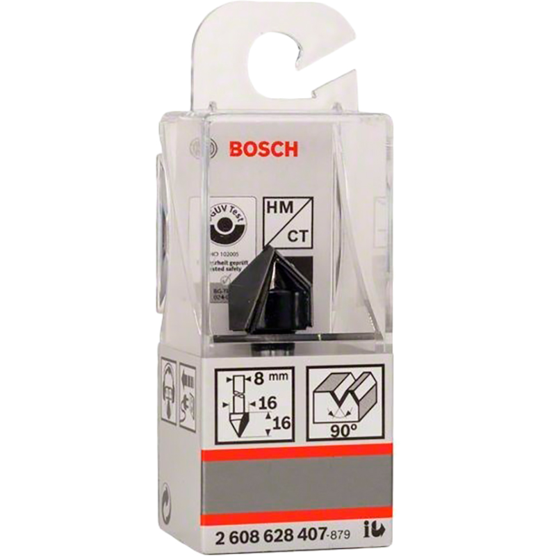 Фреза пазова BOSCH Professional V Std S8 D16 L16 (2.608.628.407) Матеріал обробки дерево