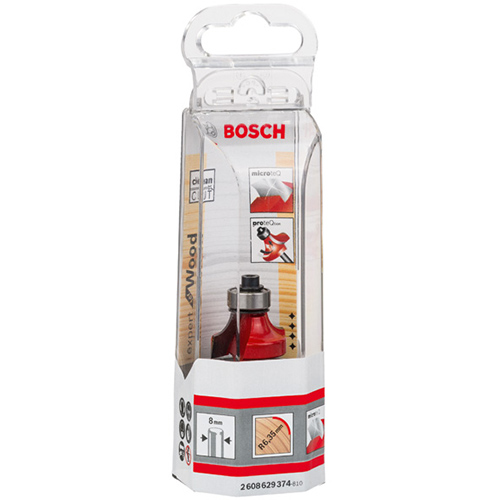 Радіусна фреза BOSCH Professional Expert S8 R6.35 D25.4 L12.7 (2.608.629.374) Тип фреза