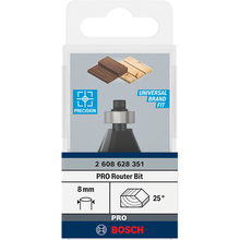 Фреза фасонная BOSCH Professional Std S8 D23.7 В5.5 L12 25° (2.608.628.351)