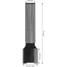Фреза шарнірна BOSCH Professional Std S8 D12.7 L12.7 (2.608.628.399)