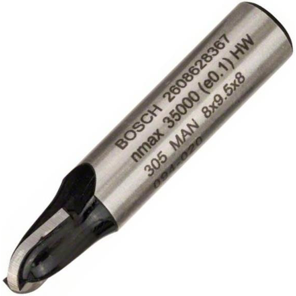 Фреза галтельная BOSCH Professional Std S8 R4 D8 L9.2 (2.608.628.367) Тип фреза