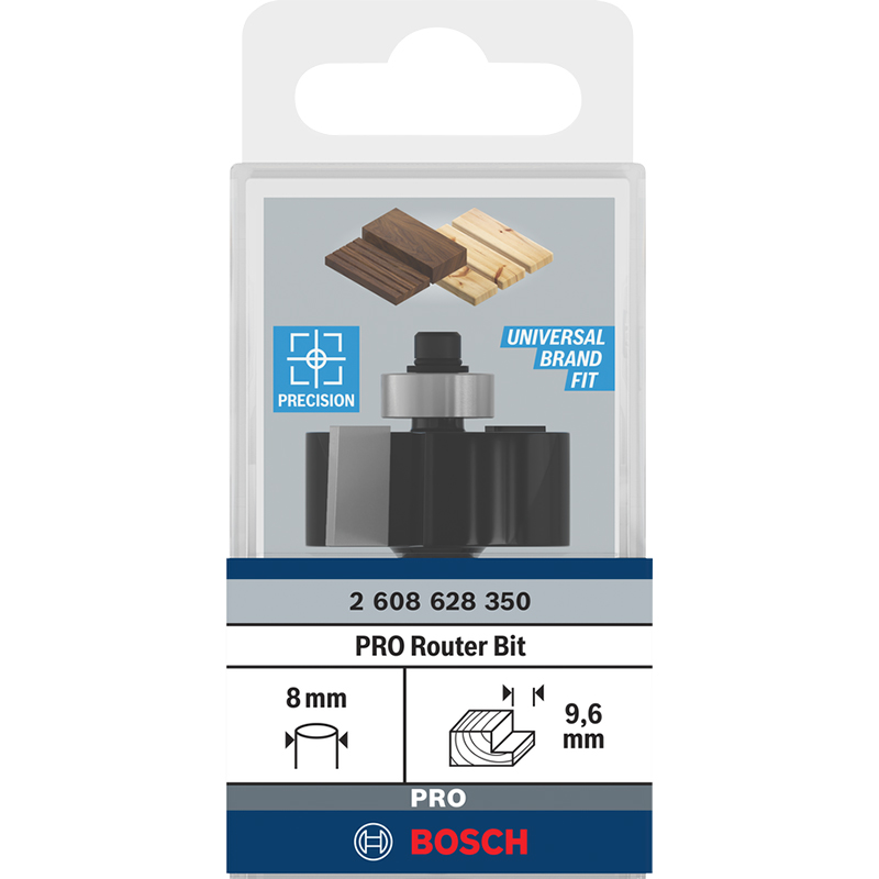 Фреза BOSCH для вибірки паза Professional Std S8 D31.8 L12.5 (2.608.628.350) Тип фреза