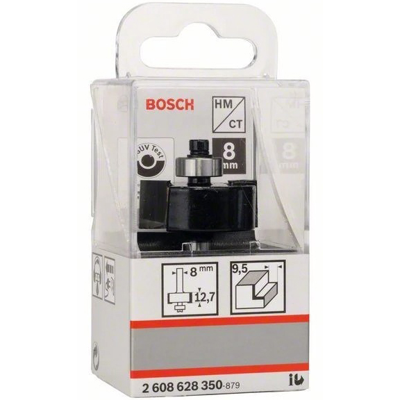 Фреза BOSCH для вибірки паза Professional Std S8 D31.8 L12.5 (2.608.628.350) Робоча довжина 12.5