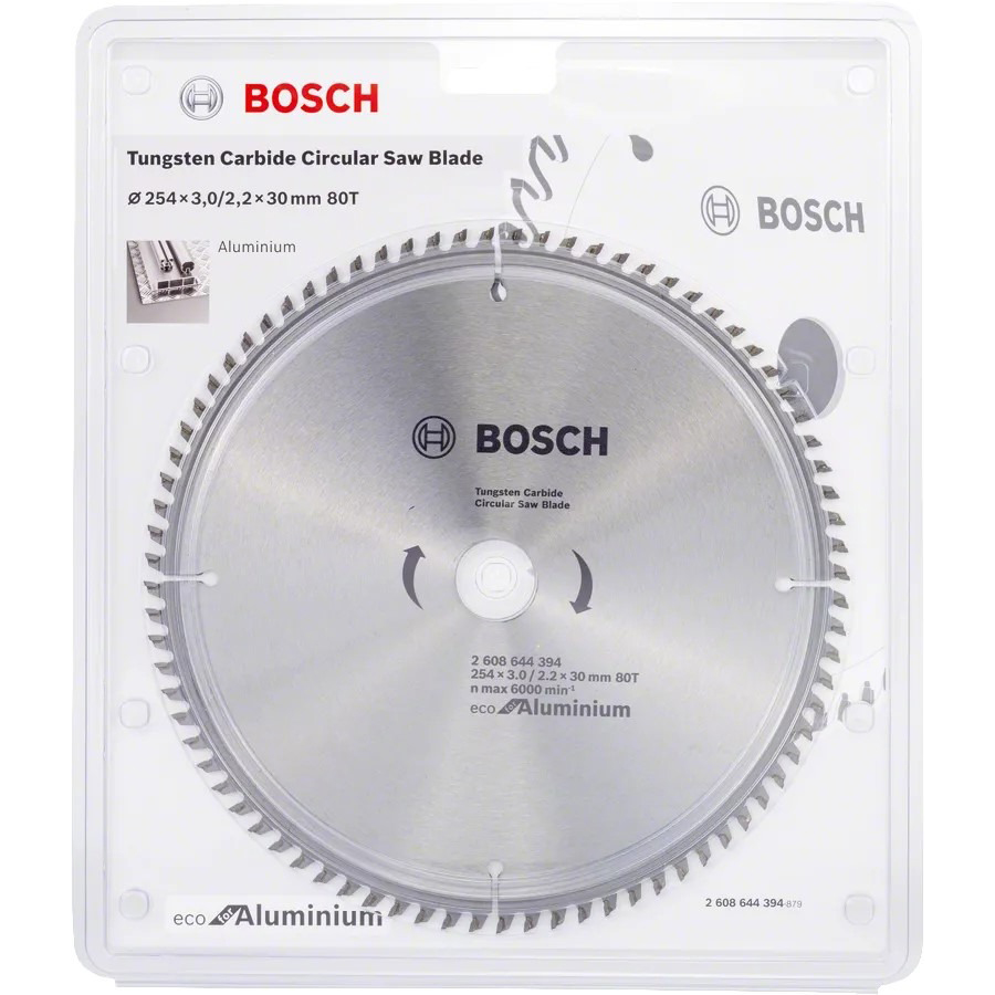Диск пильний BOSCH Professional Eco for Aluminium (2.608.644.394) Диск пильний BOSCH Professional Eco for Aluminium (2.608.644.394) Тип пильний диск