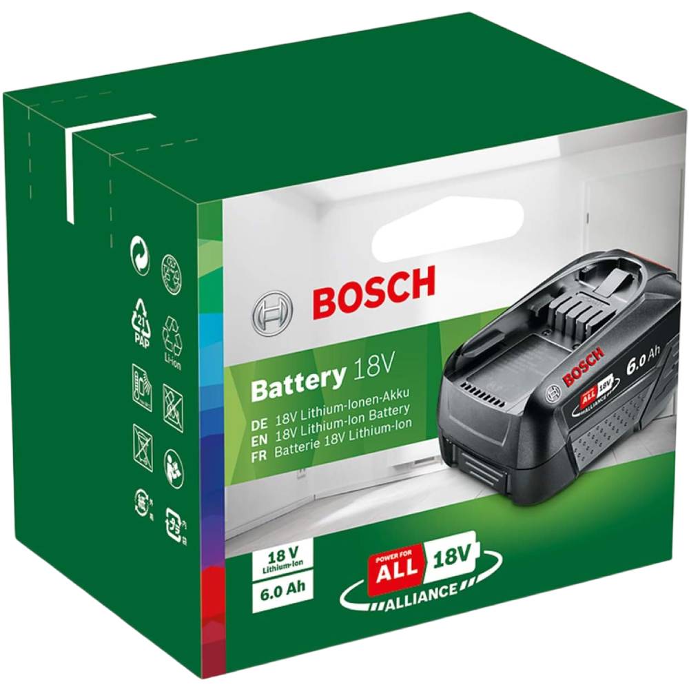 Акумулятор BOSCH PBA 18В 6Ач (1.600.A00.DD7) Фото Акумулятор BOSCH PBA 18В 6Ач (1.600.A00.DD7)