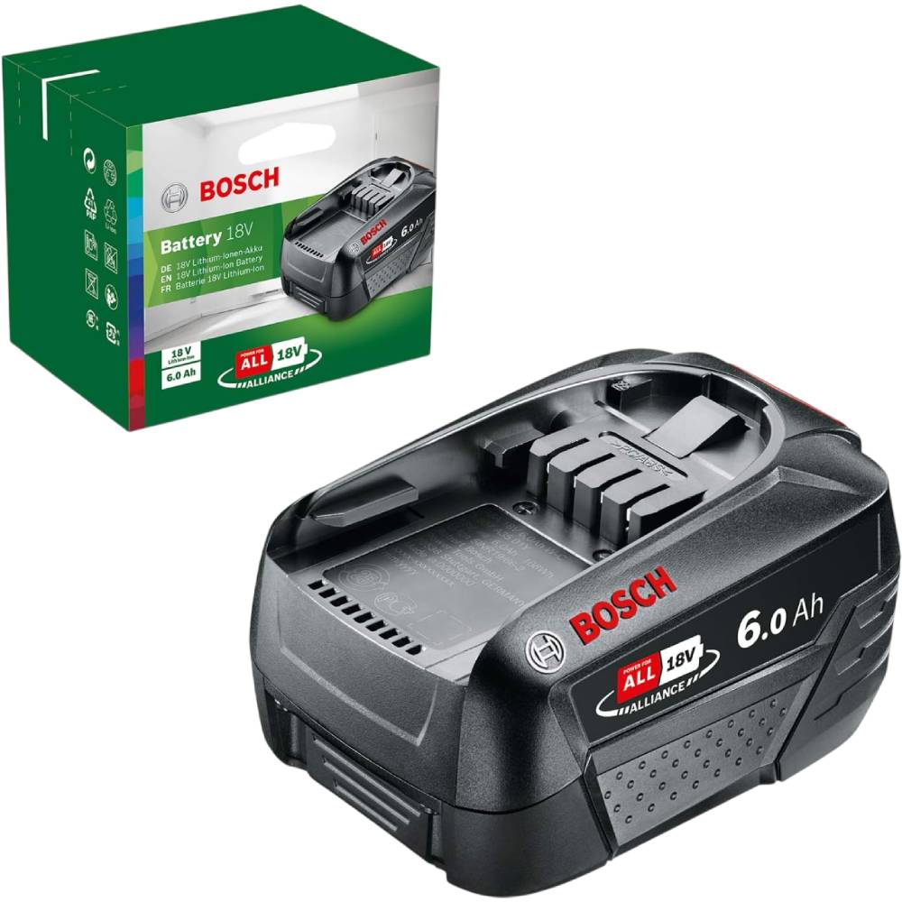 Акумулятор BOSCH PBA 18В 6Ач (1.600.A00.DD7) Зовнішній вигляд Акумулятор BOSCH PBA 18В 6Ач (1.600.A00.DD7)