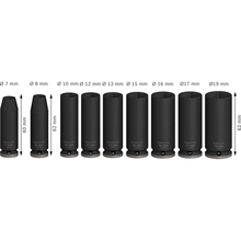Набор ударных торцевых головок BOSCH Professional Deep 3/8" 63мм 9шт (2.608.003.037) Набор ударных торцевых головок BOSCH Professional Deep 3/8" 63мм 9шт (2.608.003.037)