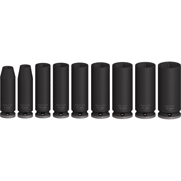 Набор ударных торцевых головок BOSCH Professional Deep 3/8" 63мм 9шт (2.608.003.037) Набор ударных торцевых головок BOSCH Professional Deep 3/8" 63мм 9шт (2.608.003.037) Тип головка торцевая