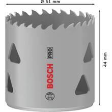Коронка BOSCH Professional Multi Material 51мм с резьбой (2.608.901.513)