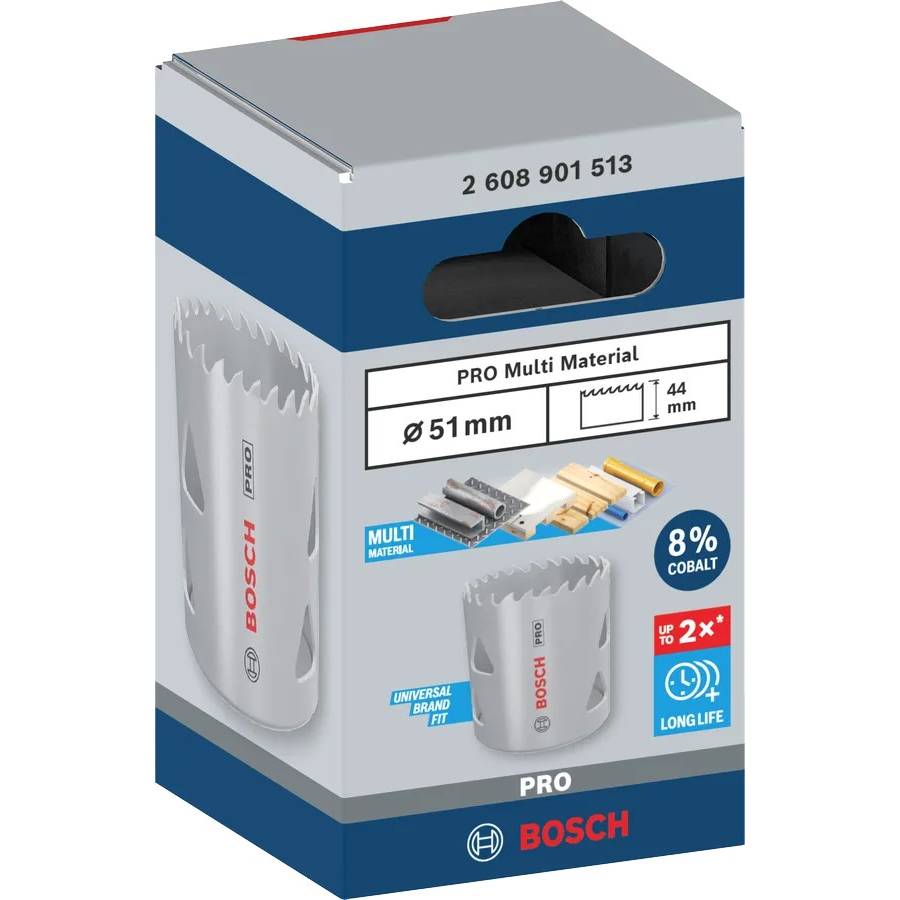 Покупка Коронка BOSCH Professional Multi Material 51мм с резьбой (2.608.901.513)