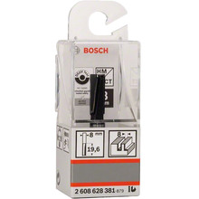 Фреза пазовая BOSCH Professional с двумя лезвиями Std S8 D8 L20 (2.608.628.381)