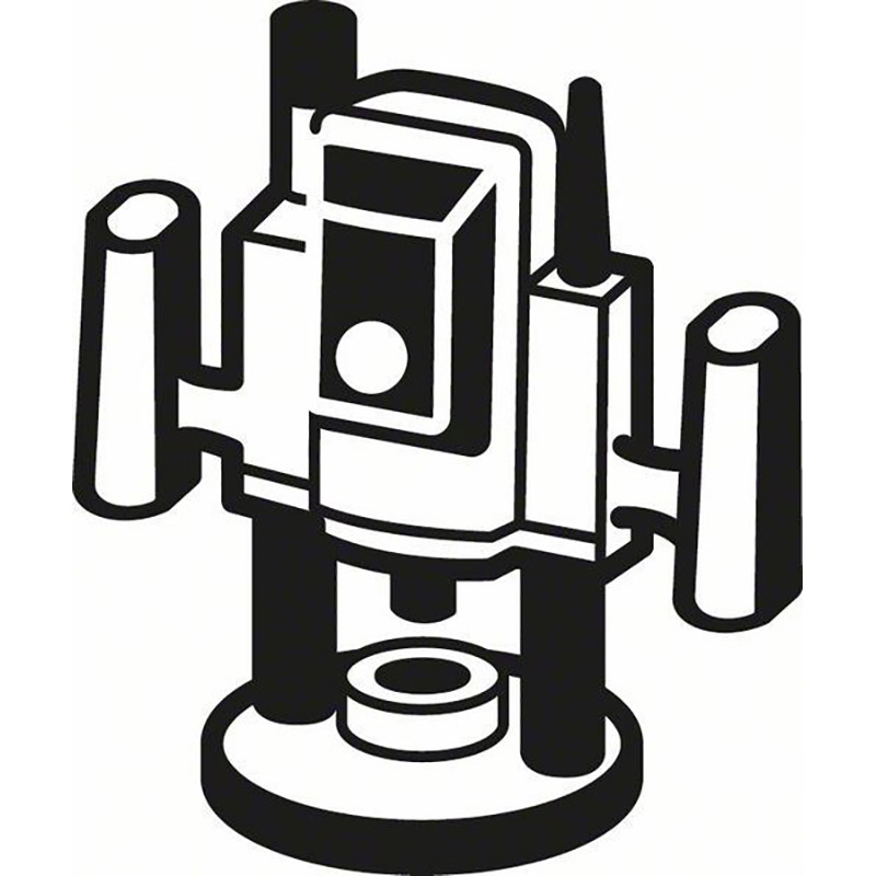Фреза пазова BOSCH Professional з двома лезами Std S8 D8 L25.4 (2.608.628.372) Робоча довжина 25.4
