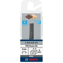 Фреза пазова BOSCH Professional з двома лезами Std S8 D8 L25.4 (2.608.628.372)