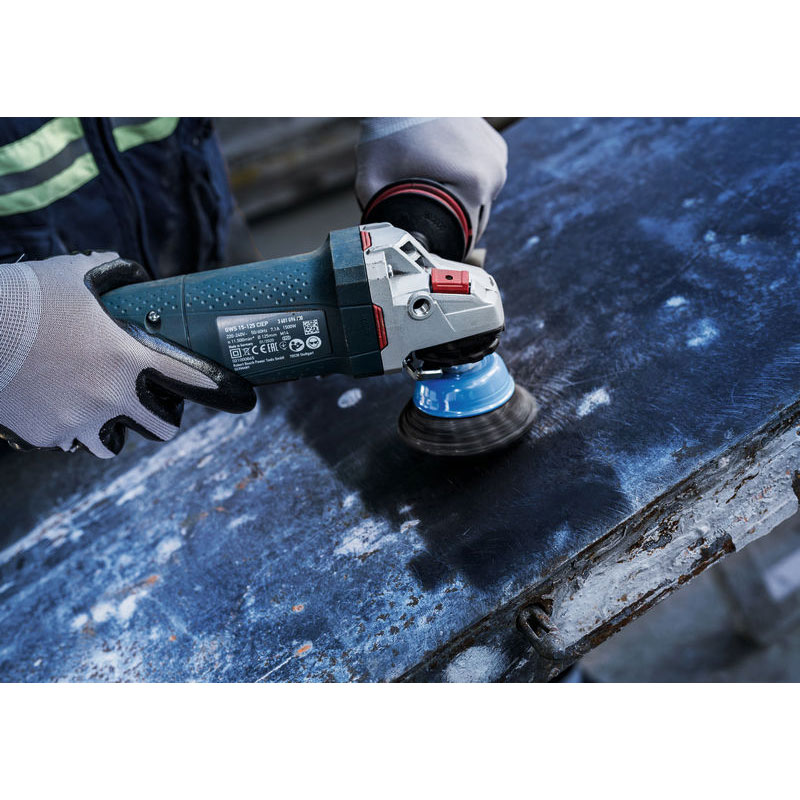 Щітка чашкова BOSCH Professional (1.608.622.029) Додатково Сумісні інструменти: кутові шліфувальні машини; Допустима кількість оборотів: 12500 об/хв; Тип кріплення: M14; Сталевий дріт Ø 0,5 мм