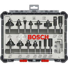 Набір фрез Bosch Professional комбінованих 15 шт (2.607.017.471)