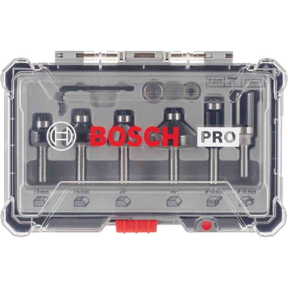 Набір фрез BOSCH Professional 8 мм 6 шт (2.607.017.469)
