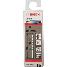 Сверло BOSCH Professional HSS-G 1 мм 10 шт (2.608.595.049)