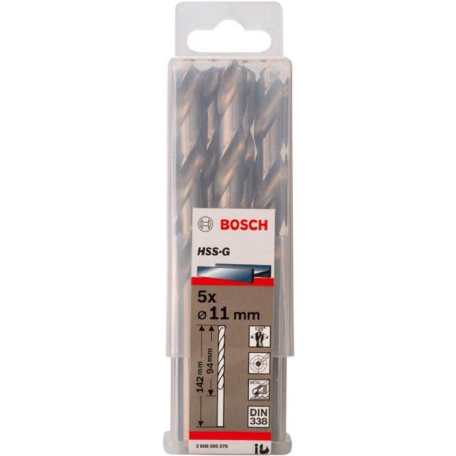 Свердло BOSCH Professional HSS-G 11 мм 5 шт (2.608.595.079) Тип свердло