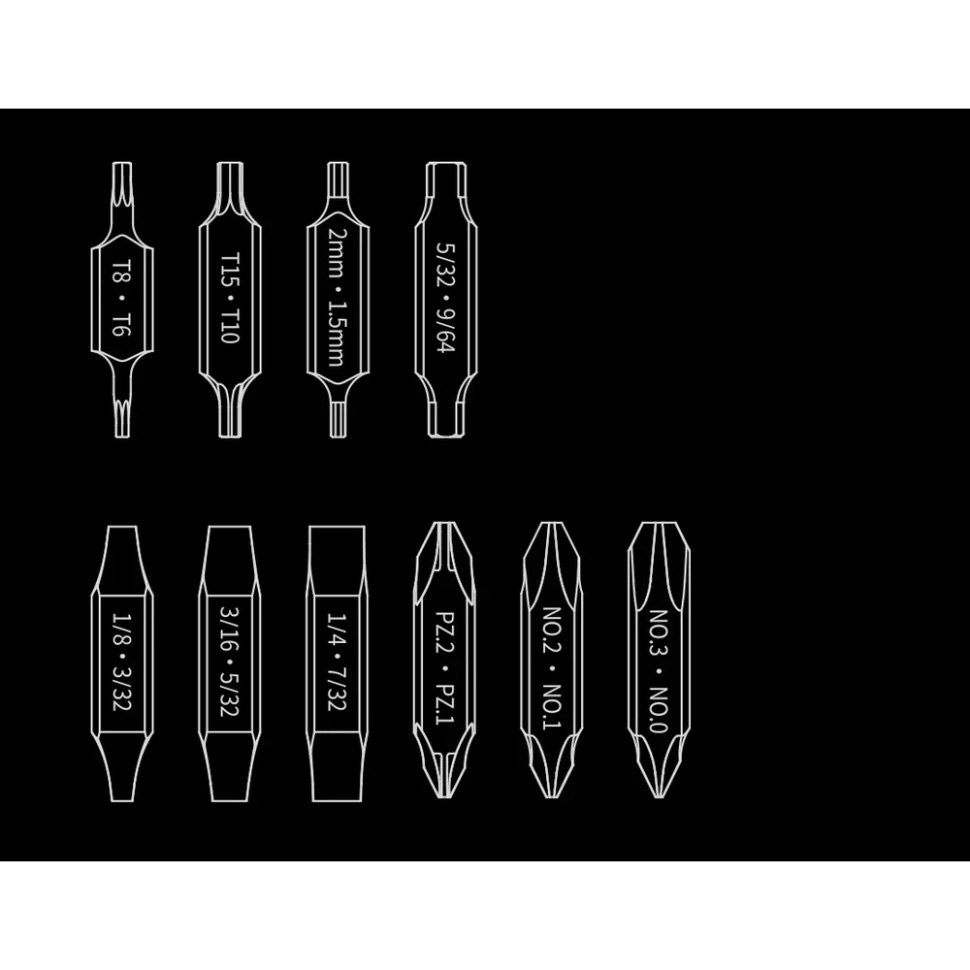 В Украине Набор бит NEXTOOL Flagship Captain / Pocket tool (NE20296)