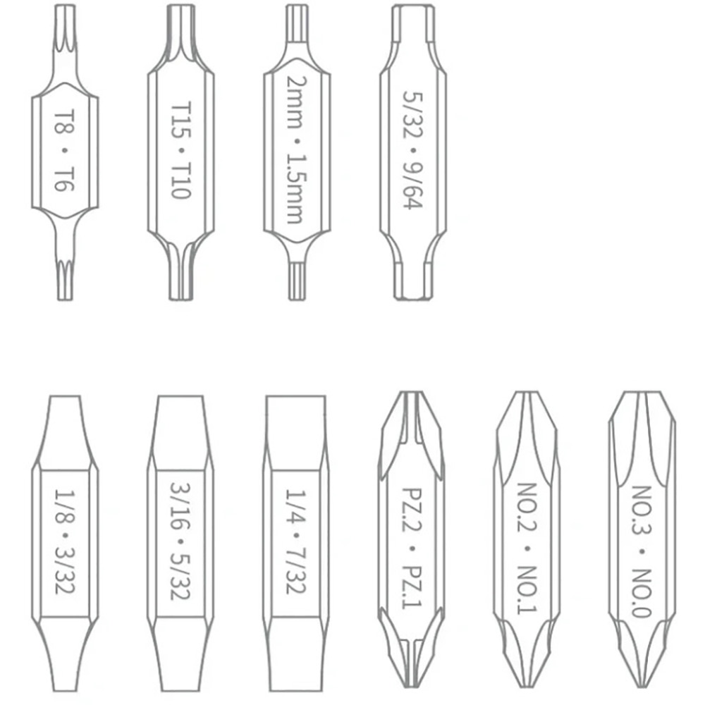 Фото 4 Набор бит NEXTOOL Flagship Captain / Pocket tool (NE20296)