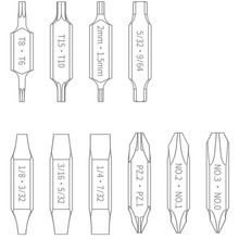 Набор бит NEXTOOL Flagship Captain / Pocket tool (NE20296)
