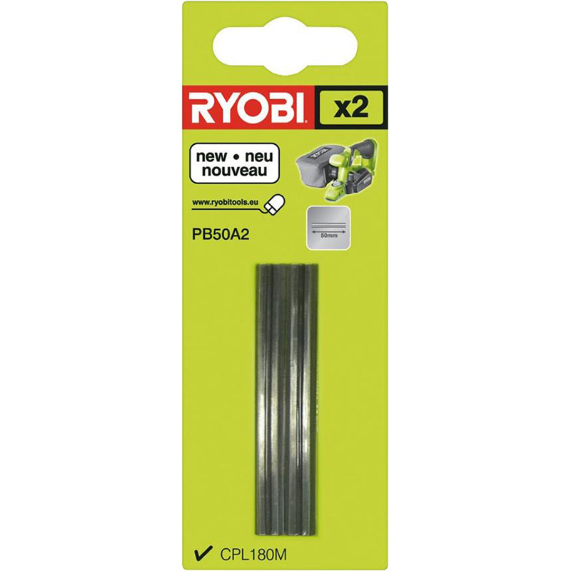 Нож для рубанка RYOBI PB50A2 2 х шт (5132002602) Тип нож для рубанка