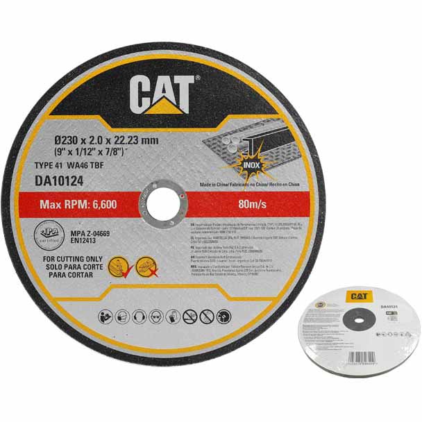 Набор отрезных дисков по металлу CAT 5 шт (DA10124)