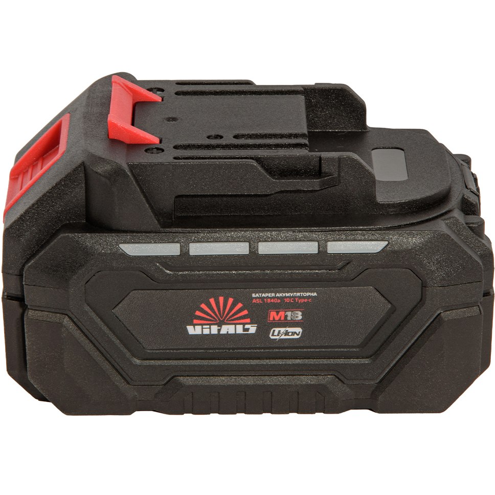 Акумуляторна батарея VITALS ASL 1840a 10С Type-С (236996) Тип акумулятор