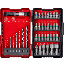 Набір свердл та біт EINHELL HSS L-Box KWB 39шт (108911)