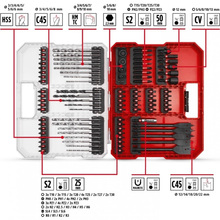 Набор сверл и бит EINHELL XL-Box 95шт (108798)
