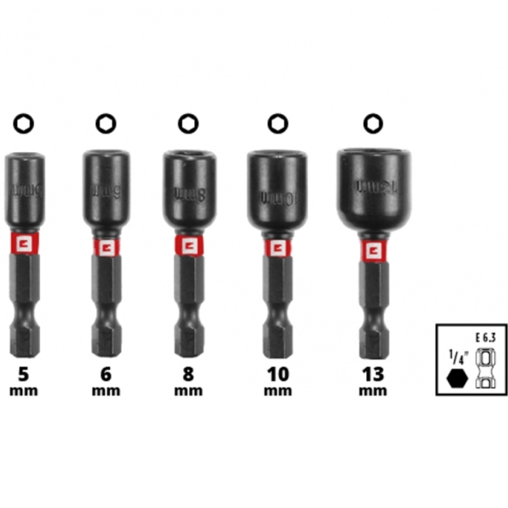 Изображение Набор сверл и бит EINHELL  M-Case 39шт (108773)