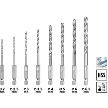 Набор сверл и бит EINHELL  M-Case 39шт (108773)