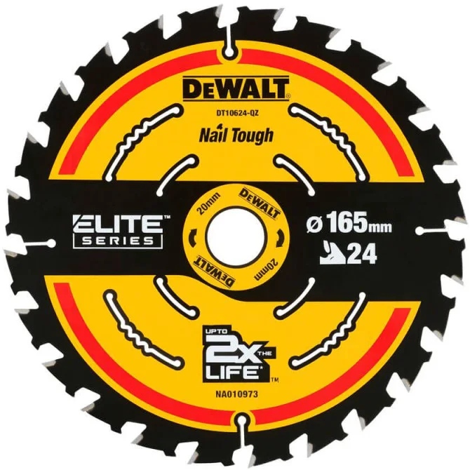 Пильный диск DEWALT ELITE EXTREME 165 мм (DT10624)