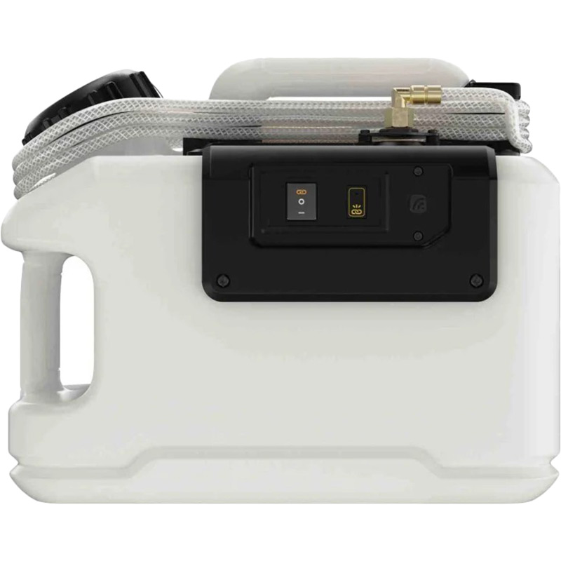 Резервуар для подачи воды DEWALT DCE6820N Дополнительно Диаметр шланга: 10 мм; Длина шланга: 3 м; Емкость водяного бака: 15 л; Максимальное давление: 1.6 бар; Производительность: 2.8 л/мин; Тип двигателя: щеточный