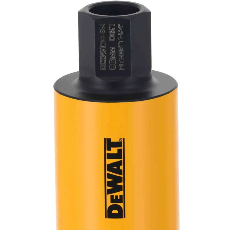 Коронка алмазная DEWALT POWERSHIFT (DCDW103) Размеры Диаметр 82