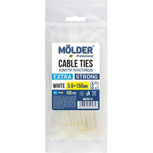 Стяжки MOLDER MA26315 3,6x150 100 шт White