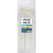 Стяжки MOLDER MA26730 7.6x300 100 шт White
