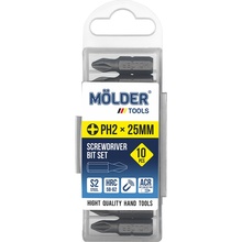 Набір біт MOLDER PH2 х 25 мм 10 шт (MT7022510)