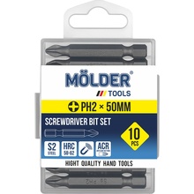 Набір біт MOLDER PH2 х 50 мм 10 шт (MT7025010)
