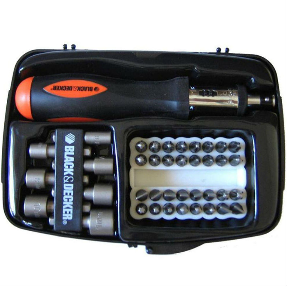 Набор бит BLACK&DECKER A7062-XJ 40 пр. (A7062) Количество предметов в наборе 40