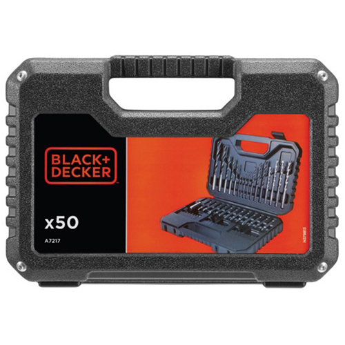 Набор бит и сверл BLACK&DECKER A7217 (50 предметов) Тип набор сверл и бит