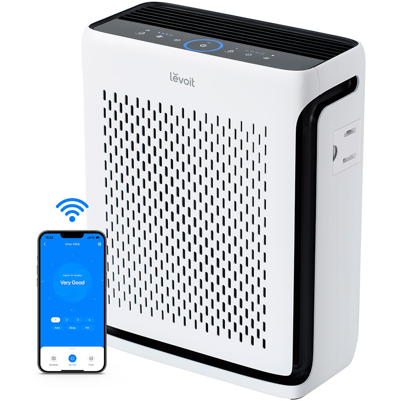Очиститель воздуха LEVOIT Vital 100S Smart True HEPA LAP-V102S-WEU (HEAPAPLVSEU0130Y) Способ очистки предварительный фильтр