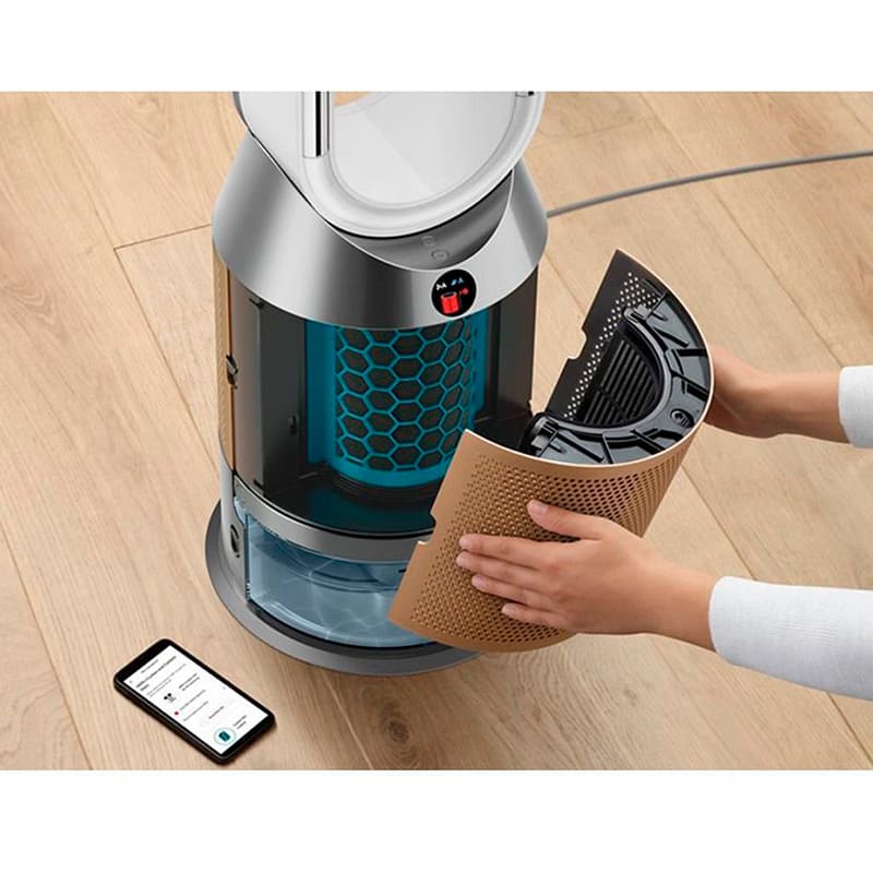 Внешний вид Климатический комплекс DYSON Purifier Humidify+Cool PH2 De-NOx PH05 White/Gold (545007-01)