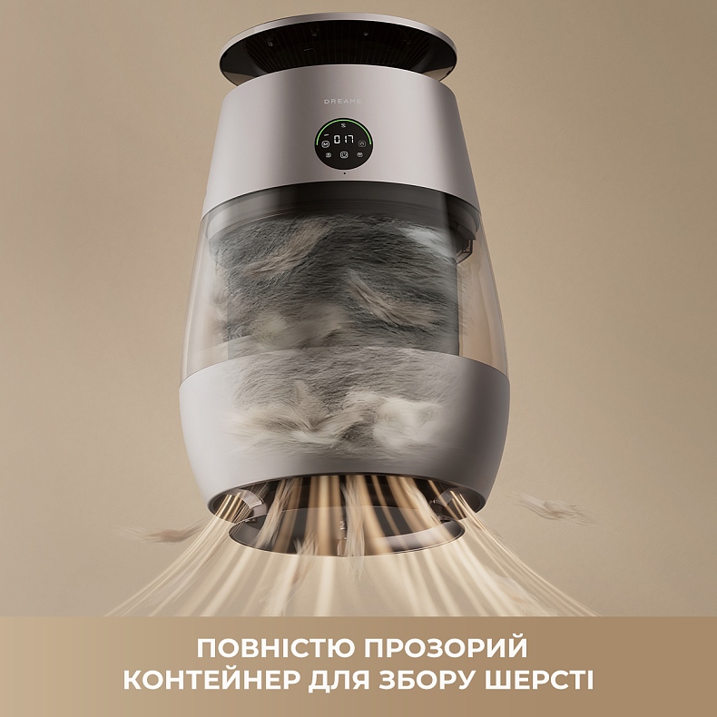 Очисник повітря DREAME AP10 (CVF61A) Спосіб очищення попередній фільтр