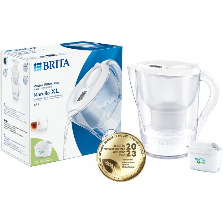 Фильтр-кувшин BRITA Marella XL MXpro White (1052780) Фильтр-кувшин BRITA Marella XL MXpro White (1052780)