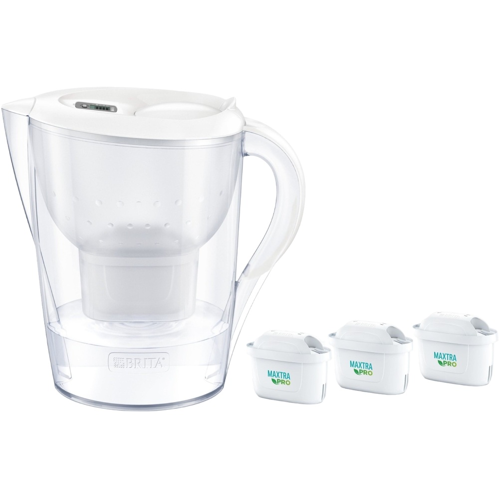 Фільтр-глечик BRITA Marella XL MXpro White + 3 картриджі (1052782) Фільтр-глечик BRITA Marella XL MXpro White + 3 картриджі (1052782)